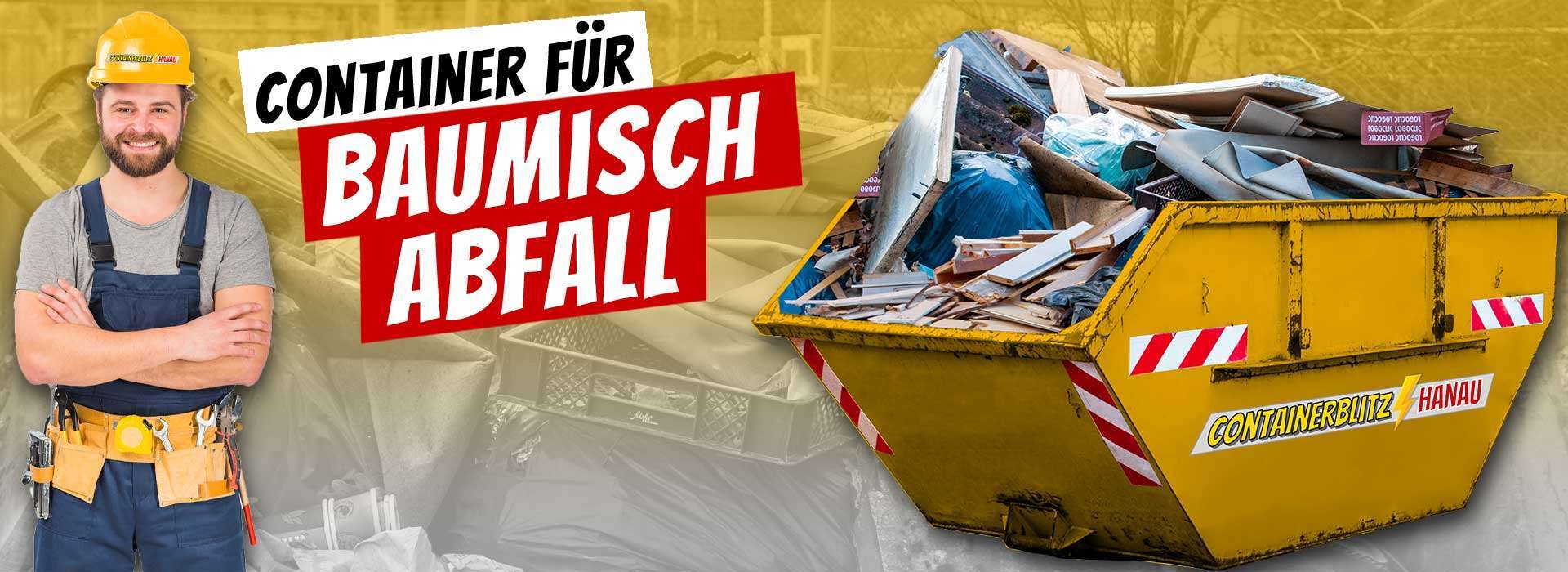 Container für Baumischabfall