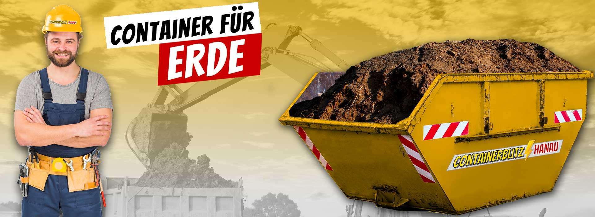 Container Erde entsorgen Hanau