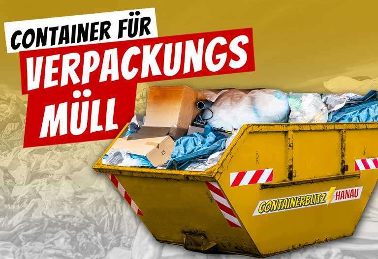 Container für Verpackungsmüll