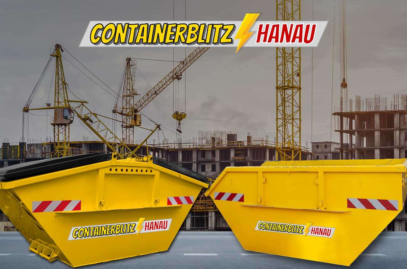 Container für Baumischabfall mit und ohne Deckel in Hanau, Frankfurt und Umgebung.
