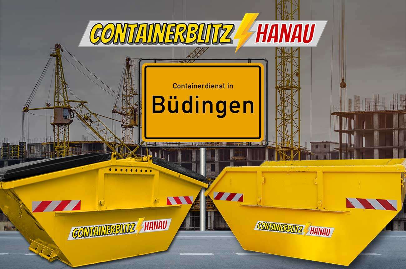Container für Bauschutt mit und ohne Deckel in Büdingen