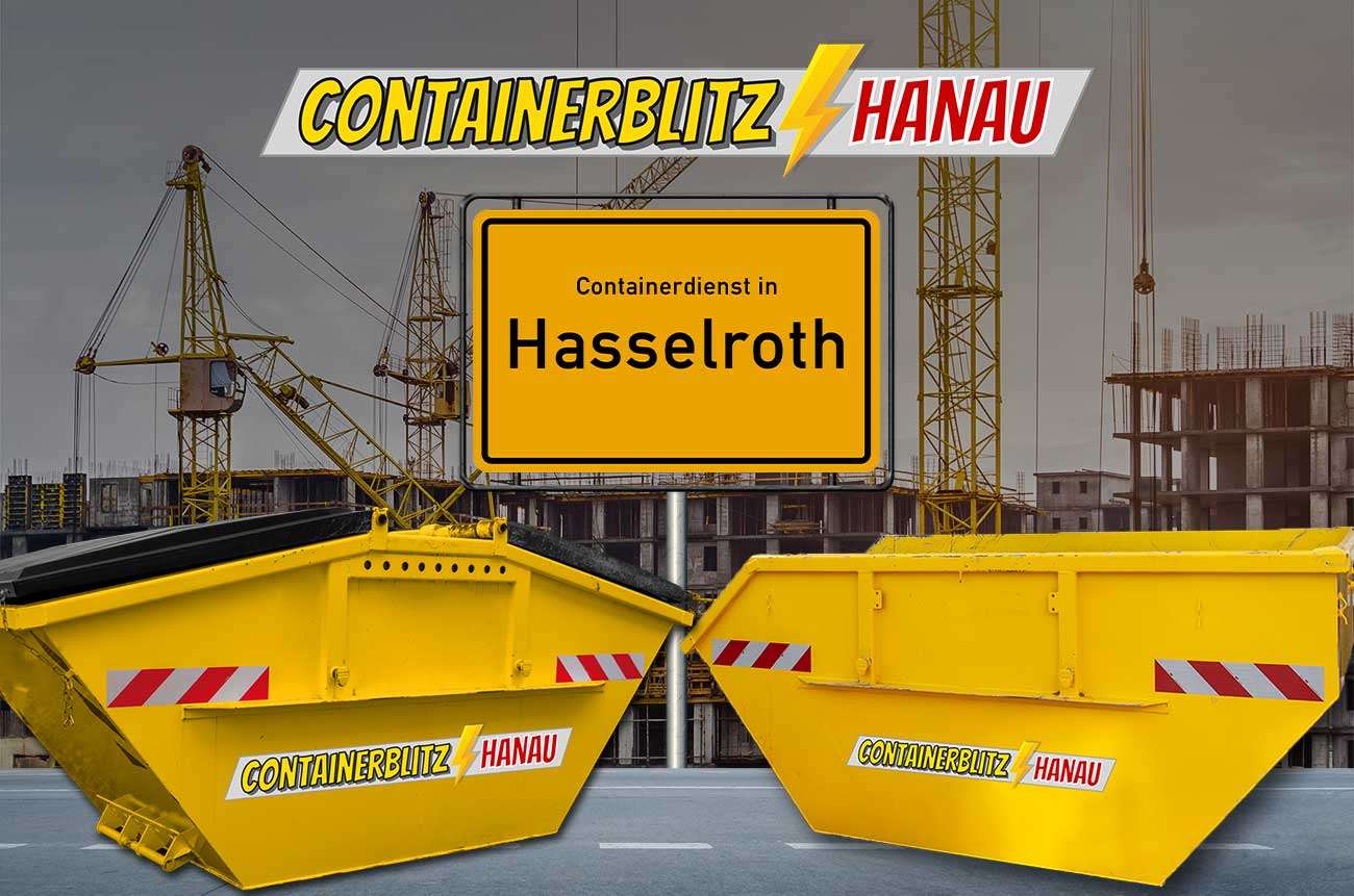 Container für Bauschutt mit und ohne Deckel in Hasselroth