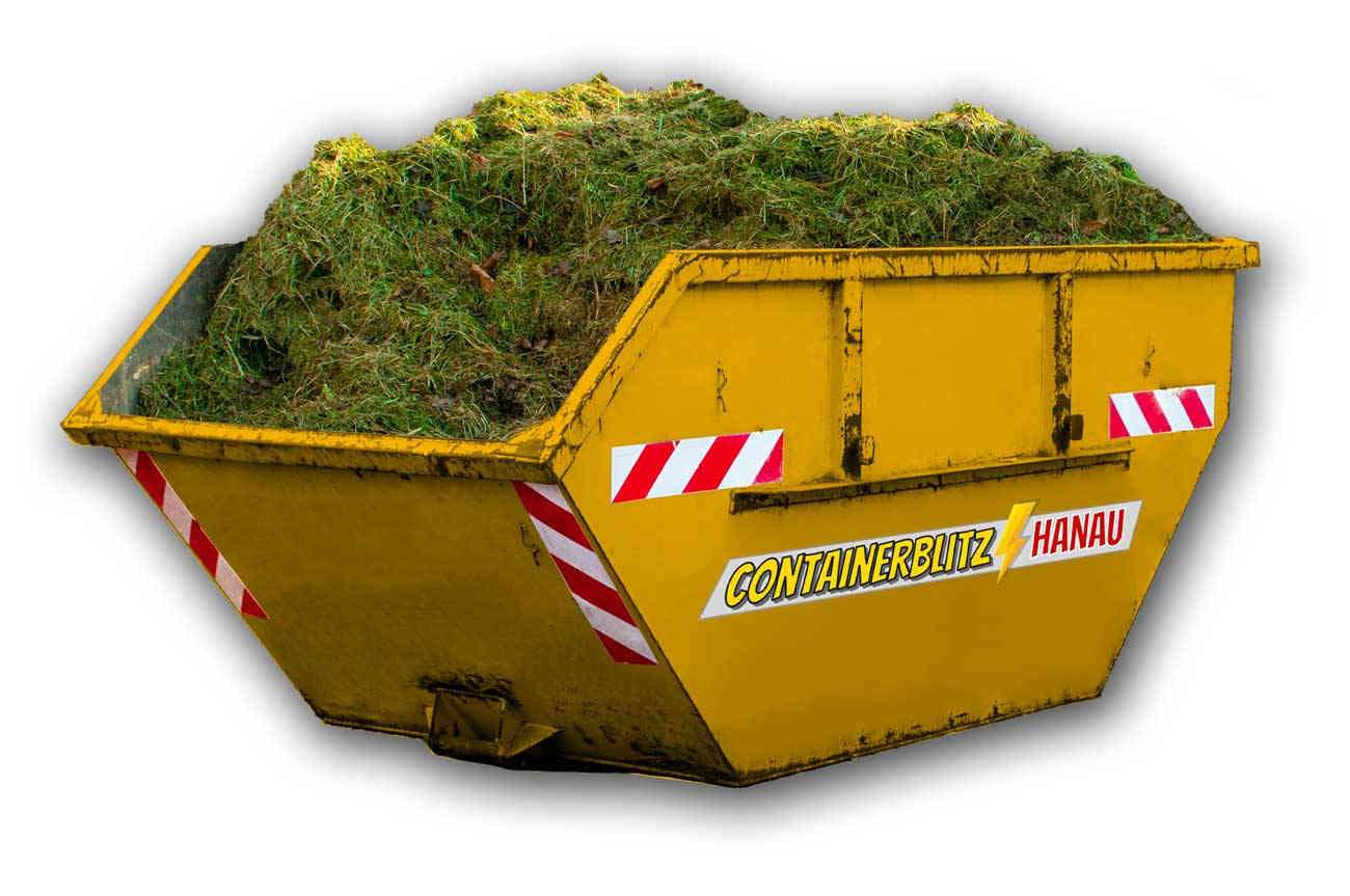 Grünschnitt Container inkl. günstiger Entsorgung in Hanau und Umgebung.