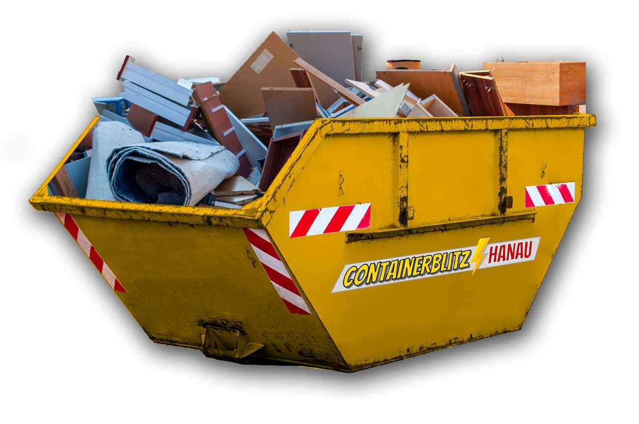 Sperrmüll Container inkl. günstiger Entsorgung in Hanau und Umgebung.