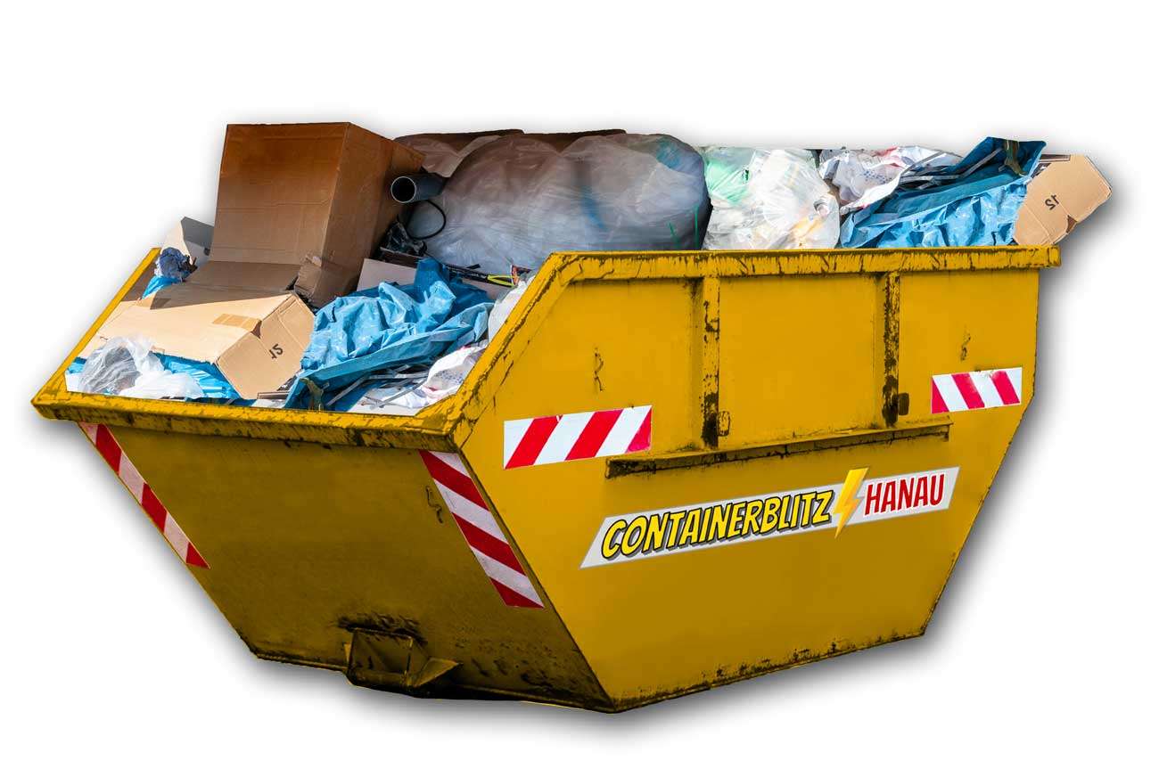 Verpackungsmüll Container inkl. günstiger Entsorgung in Hanau und Umgebung.