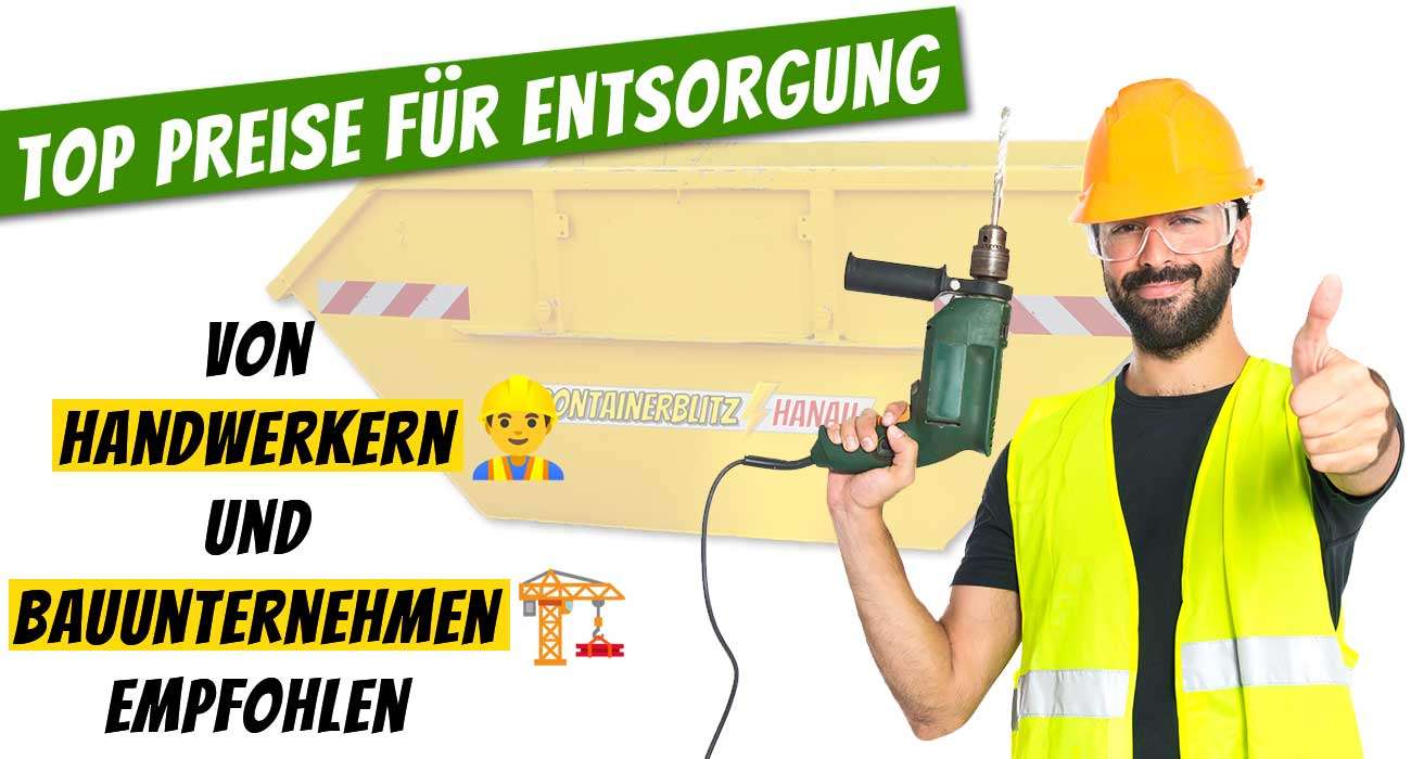 Günstige Preise für Entsorgung ContainerBlitz Hanau